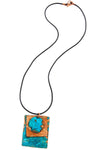 F.R.E.E. Woman Copper Viridian Crew Necklace