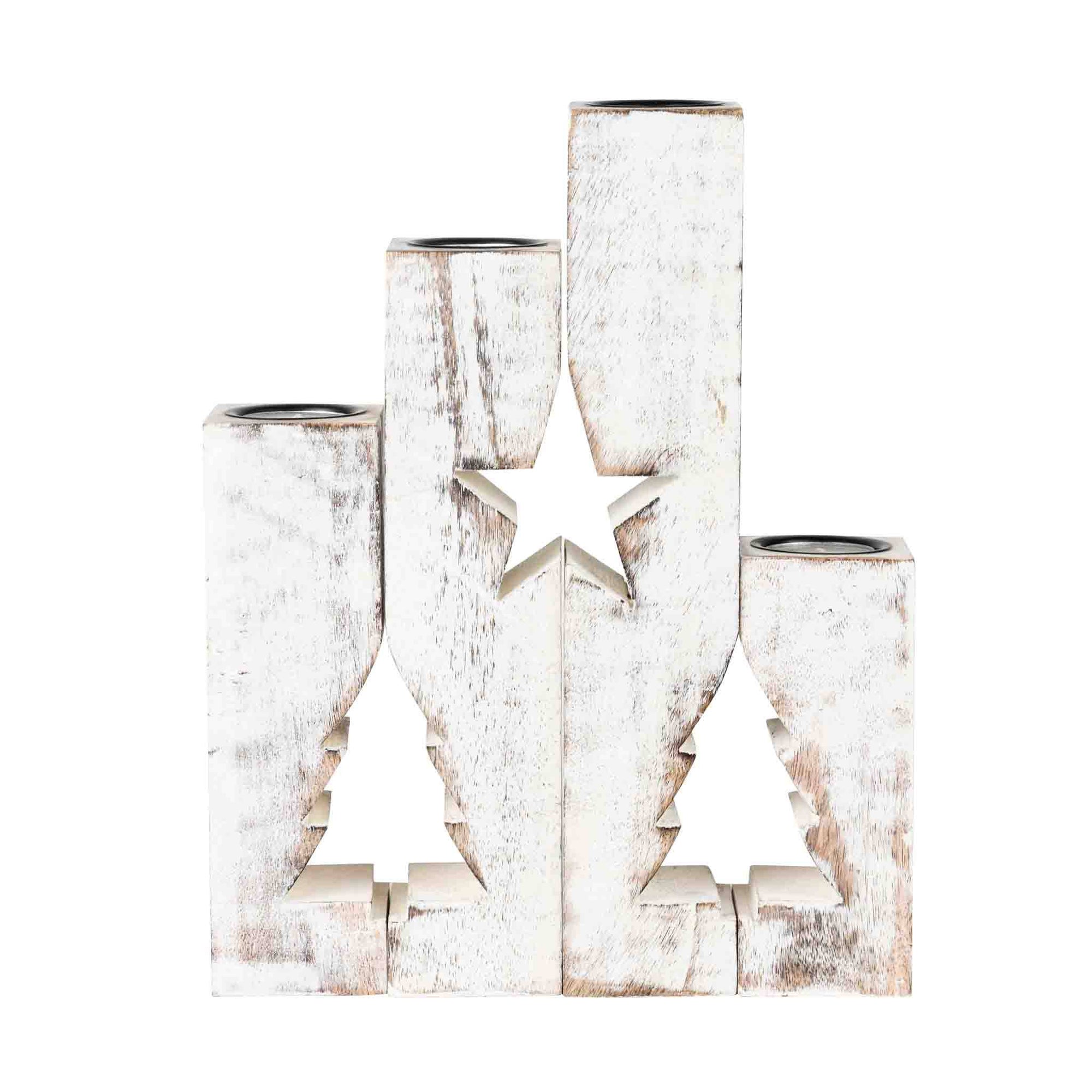 Star Tree Candleholders - Set of 4 *