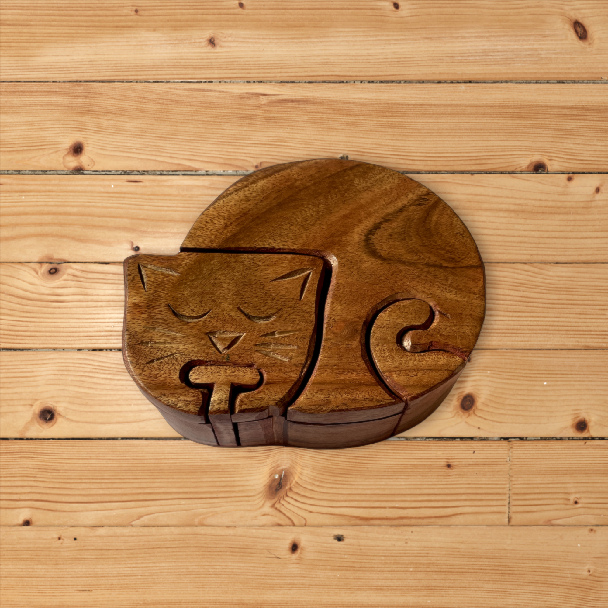 Cat Puzzle Box