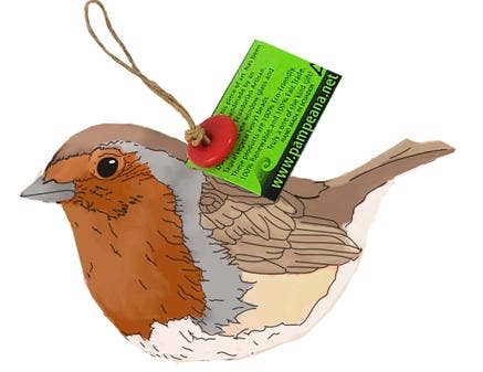 Robin Back Yard Bird Ornament / suncatcher