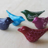 Colorful Birds - Kisii Stone from Kenya (IS)