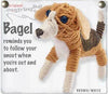 Bagel Keychain