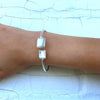 Cuff Bracelet, Mother of Pearl Square