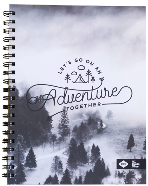 Adventure Wire-O Notebook - sketchbook, blank pages