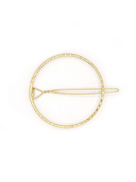 Ellipse Circle Hair Clip