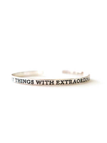 Extraordinary Love Cuff - Silver