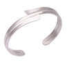 Ria Cuff Bracelet: Silver