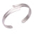 Ria Cuff Bracelet: Silver