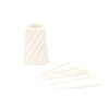 Hand-caved Cocktail Picks &amp; Jar in Natural Bone