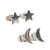 Night Sky Stud Earrings