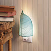 Leaf Night Light Sea Blue