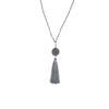 The Wanderer Tassel Necklace, Steel - Aid Through Trade
