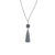 The Wanderer Tassel Necklace, Steel - Aid Through Trade