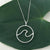 Ocean Waves Necklace - Sterling Silver, Indonesia
