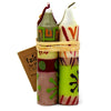Hand-Painted 4&quot; Dinner or Shabbat Candles, Set of 4 (Kileo Design)