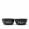 Encantada Handmade Pottery 5.5&quot; Set of 2 Bowls, Ink