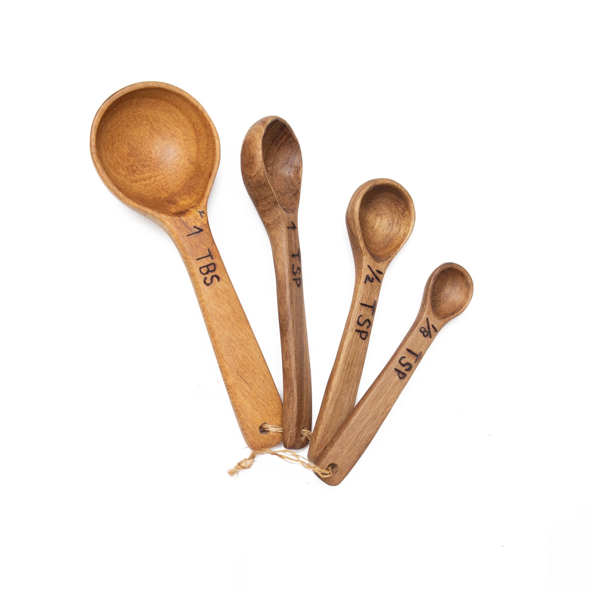 Natural Laurelwood Measuring Spoon Set (IS)