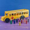 Wooden School Bus with Children (IS)