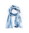 Shibori Long Scarf - Indigo