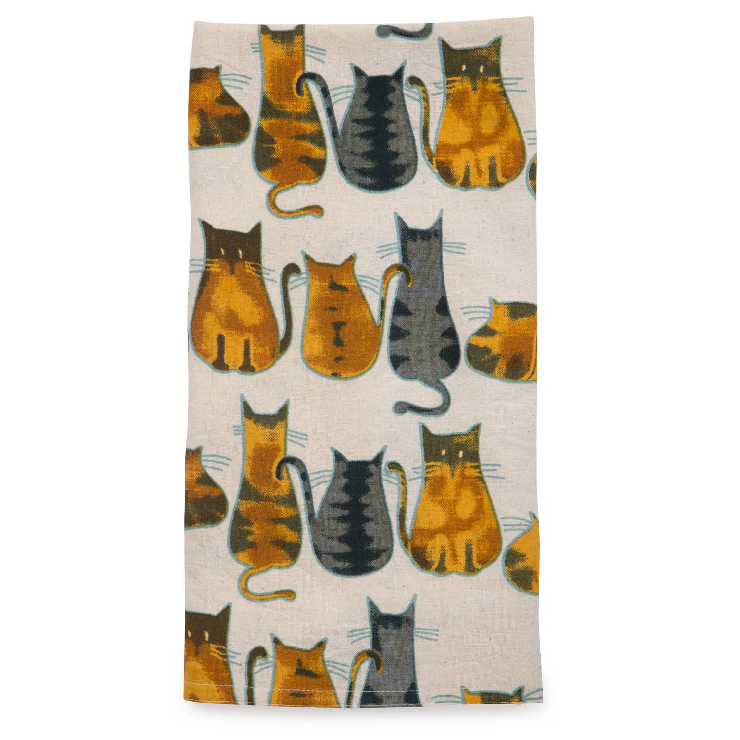 Cats About It Tea Towel