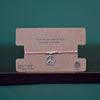 Peace String Charm Bracelet