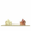 Hand Carved Soapstone Animal Chess Set - 15&quot; Board - Smolart
