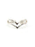 Double V Sterling Silver Ring