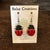 Ladybug Balsa Earrings