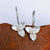 Delicate Flower and Pearl Earrings, Indonesia