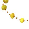Floating Stone &amp; Maasai Bead Necklace, Yellow