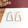 Isosceles Hoops - Gold