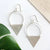 Peaked Sphere Earrings - Silver