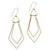 Art Deco Wire Earrings