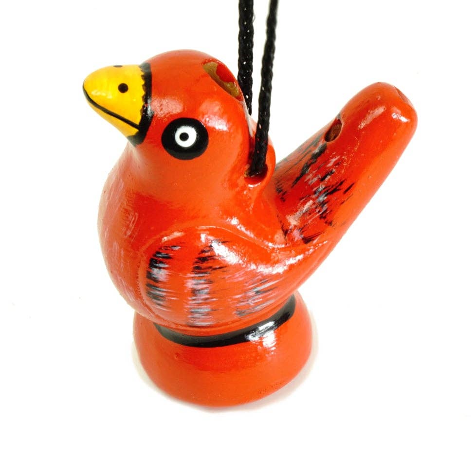 Bird Water Whistle Red Cardinal Instrument