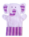 Elephant Puppet Washcloth