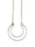 Crescent Moon Necklace - Silver