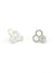 Honeycomb Studs - Silver