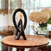 Lovers Knot 10 inch Black