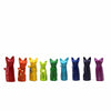 Soapstone Tiny Sitting Cats - Assorted Pack of 5 Colors