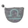 Felt Libra Zodiac Coin Purse - Global Groove