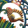 24 inch Painted Fish &amp; Shell - Caribbean Craft