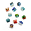 Square Glass Studs