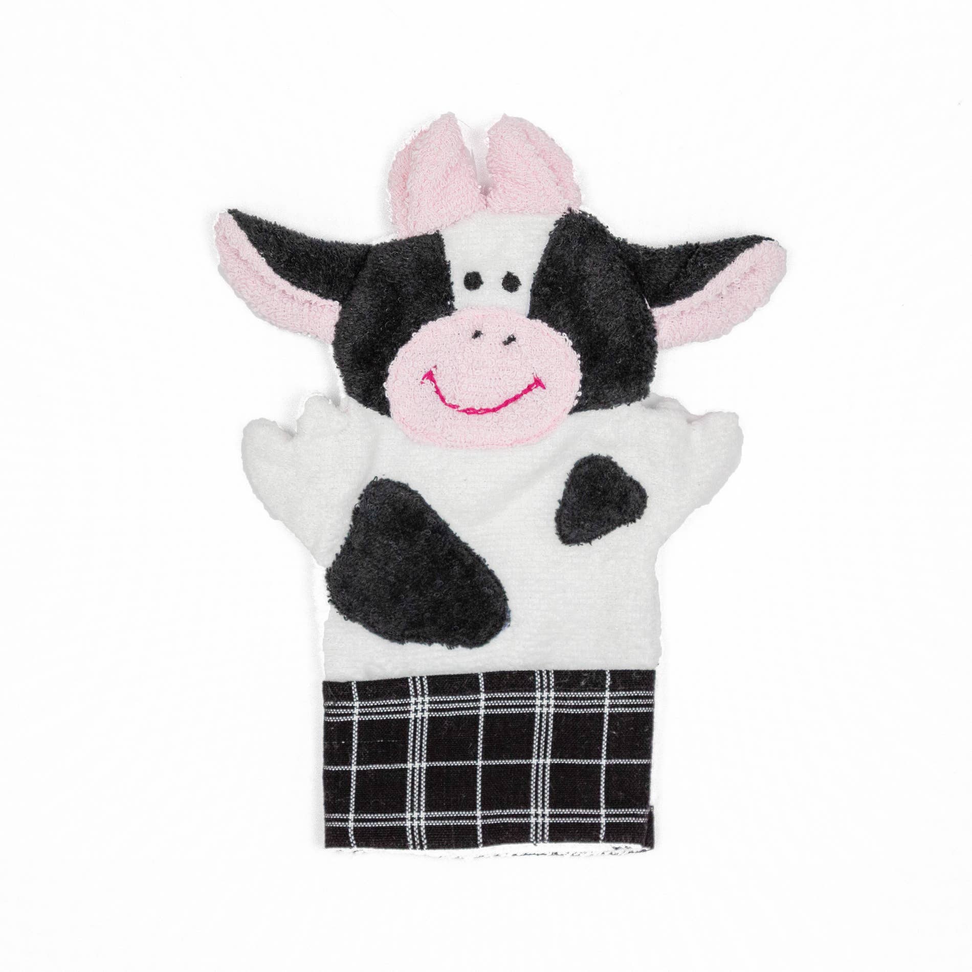 Bath Time Amigos Cow Puppet and Washcloth (IS)