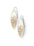 Glacial Striation Earrings - Silver