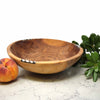 Handcarved Olive Wood Bowl 9 inch with Inlaid Bone - Jedando Handicrafts