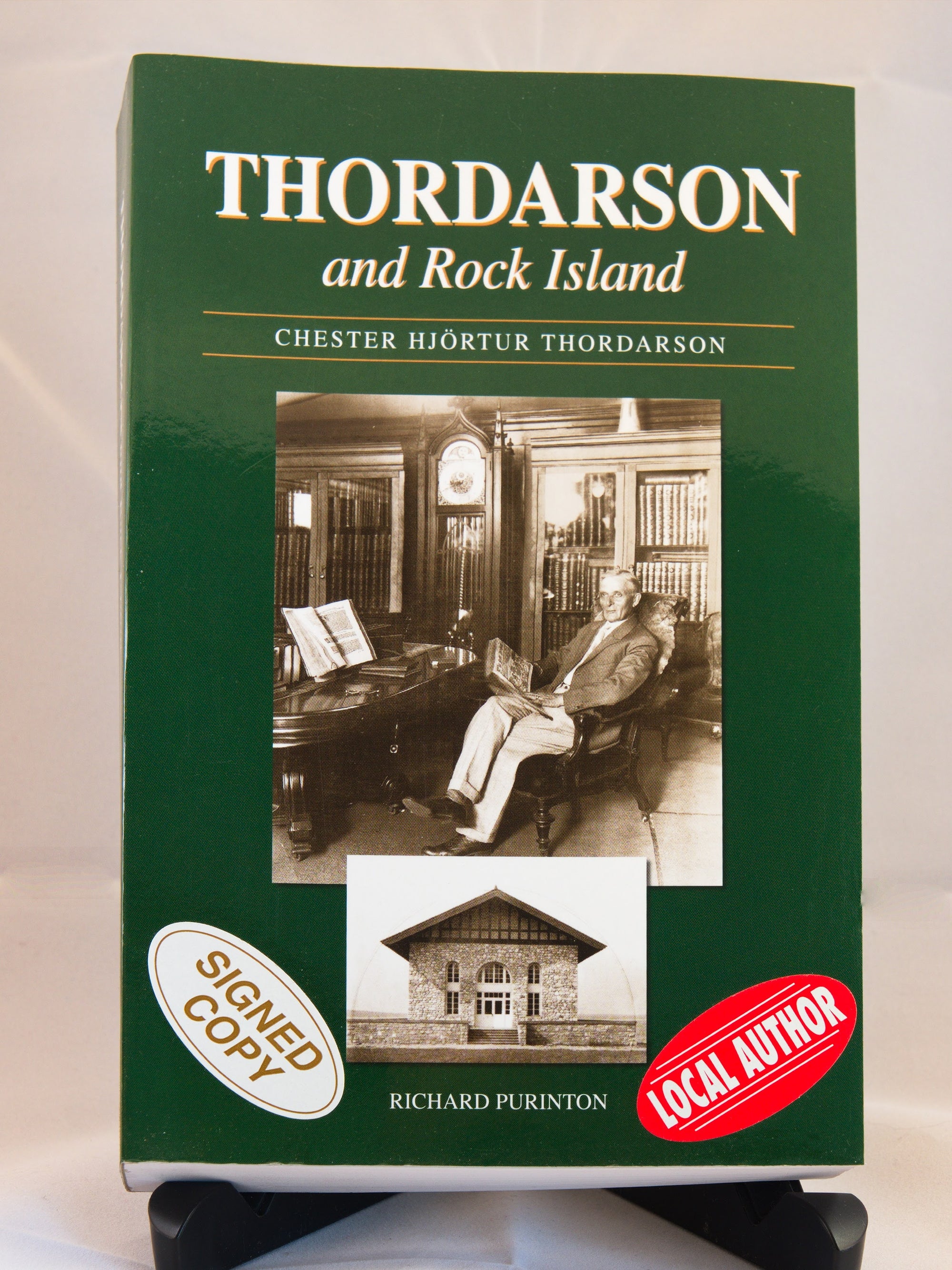 Thordarson and Rock Island by author Richard Purinton - signed copy (IS)