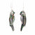 Earrings, Abalone Parrot