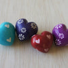 Etched Hearts - Set of 4