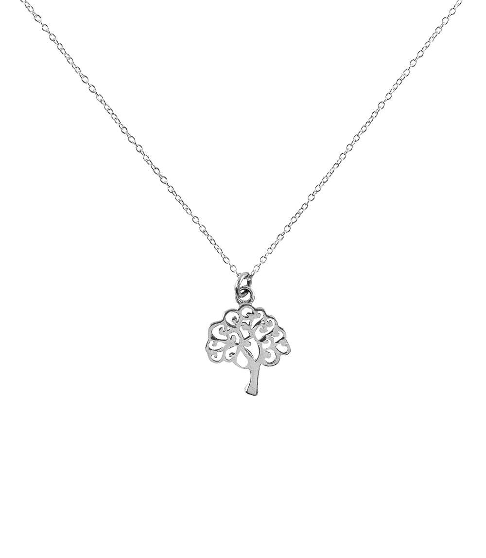 Shanasa Sterling Silver Charm Necklace - Abundance