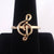 Clef Note Gold Symbol Ring